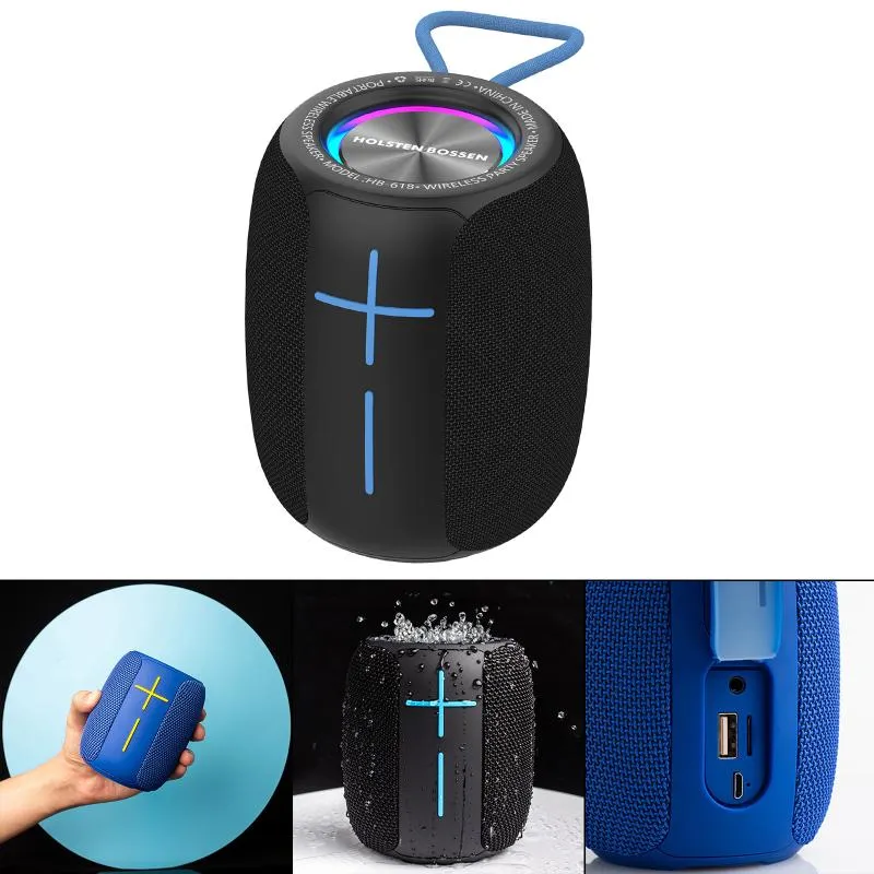 Enceinte Douche Bluetooth Portable, IPX7 Étanche Mini Enceinte