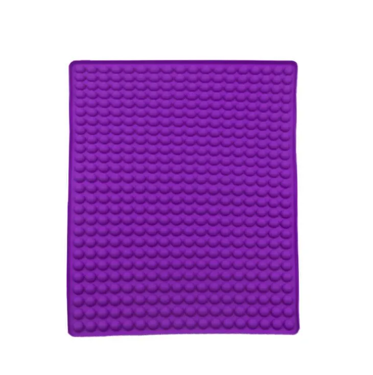 1,5 cm Bola pequena drenagem churrasqueira mats churrasqueira de silicone tapetes de óleo de fraco de óleo coaster coaster potenciômetro molhar ferramenta de cozinha EEB5520