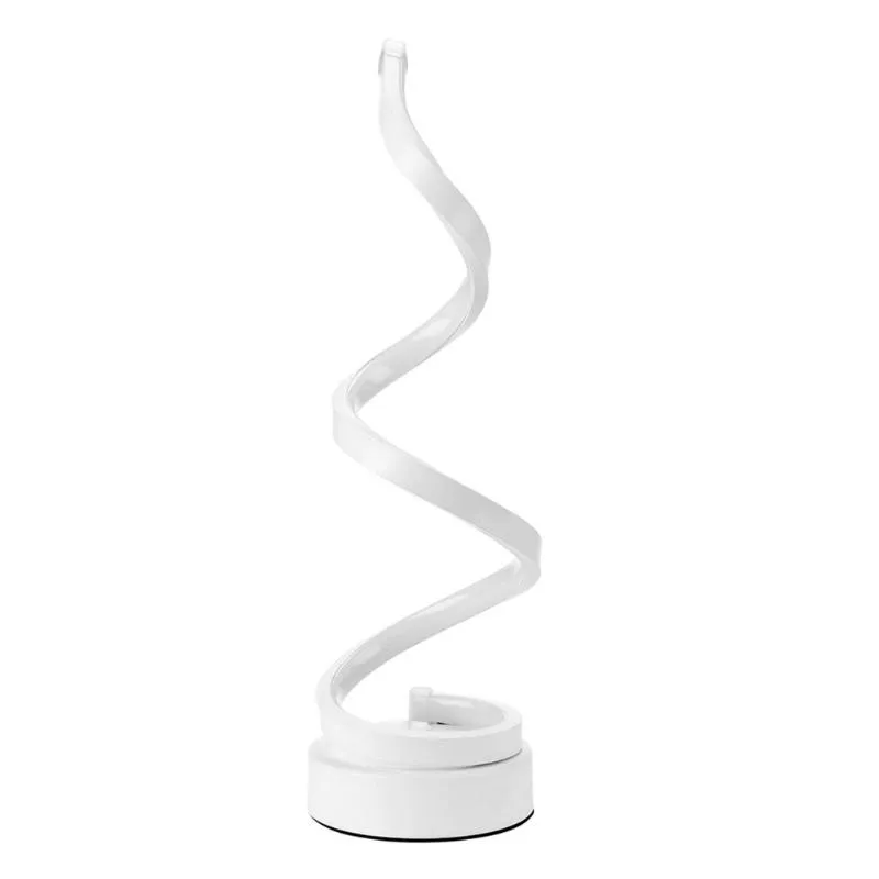 Lampade da tavolo Y8ab Spirai Design LED Desk Lampada Desk Light Dimmable Comodino per camera da letto Ufficio Studio Stanza Idea Regalo Gift Bambino