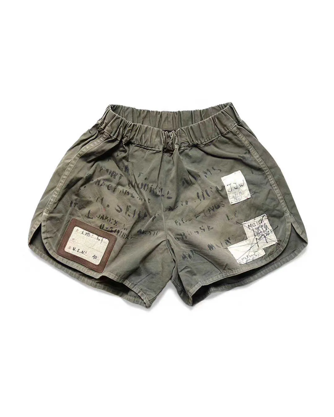Herrenshorts 20er Jahre Kapital Hirata Kahiro Letter Worn elastische Taille neu gewaschen lässige Shorts Boxerhosen