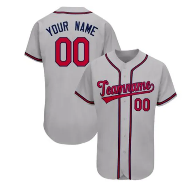 Jersey De B isbol Personalizado Para Hombres Cosido Completo