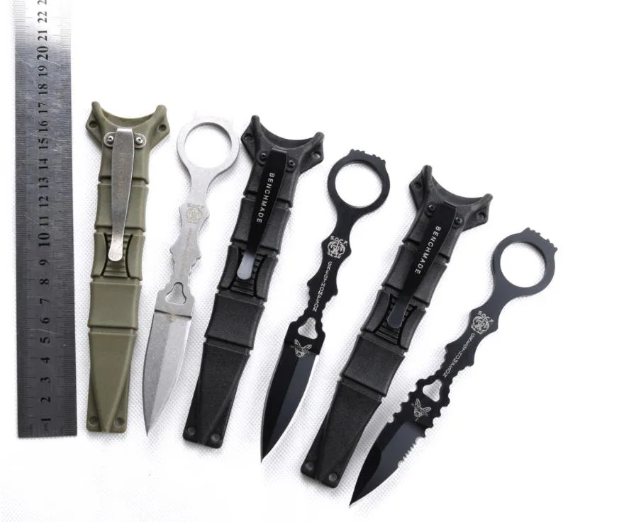 BM176 Serrated Fixed blade knife EDC Outdoor Self defense Hunting camping Tactical Knives BM 15200 133 15080 BM535 KNIFES