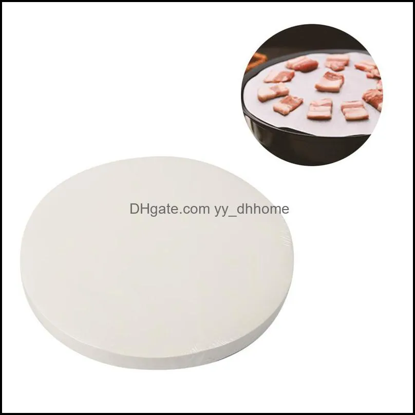 Round Parchment Paper 8 Inch Non-Stick Baking Circles Liners for Cake Pans Air Fryer BBQ Oven Tool KDJK2105