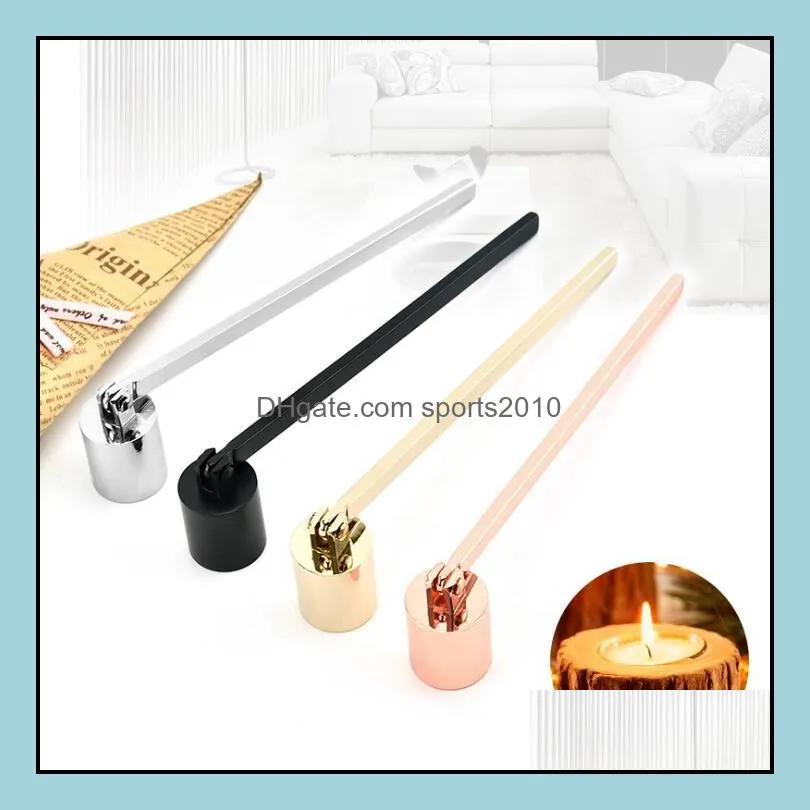 Candles Decor Home Gardenstainless Steel Killer Snuffer Wick Trimmer Tool Mti Colour Put Out Fire On Bell Easy To Use Candle Er Lx1673 Dro