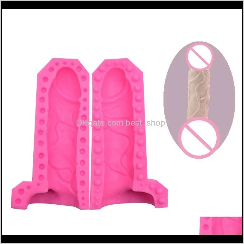 3d Penis Shaped Cake Mould Dick Silicone Soap Fondant Mold