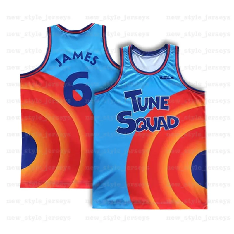 NCAA Mens Movie Space Jam 2 Jersey Bugs Bunny D.DUCK! تاز 1/3 تويتي 22 بيل موراي نيس 10 قمصان كرة سلة لولا