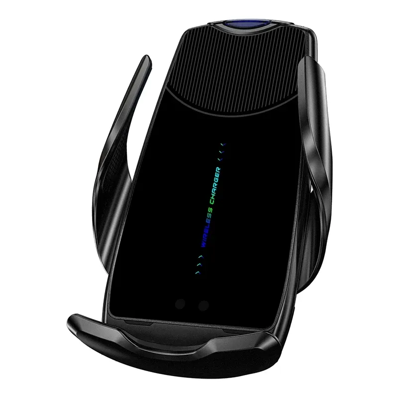 C2 Qi Bezprzewodowa ładowarka samochodowa Mount na podczerwień Auto-sens Auto-Clamping Fast Charger Uchwyt do iPhone Huawei Samsung Smart Telefony