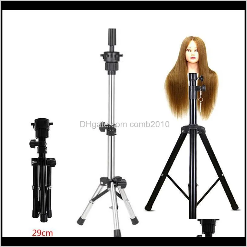 Adjustable Wig Stands Tripod Stand Hair Mannequin Training Head Holder  Hairdressing Clamp Hair Wig Head Holder Salon Tools Vpolg Mjjs2 From  Lulu_baby, $4.05