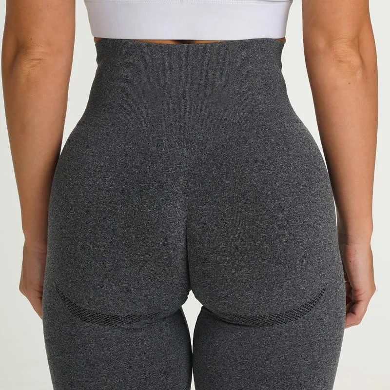 High Waist Seamless Yoga Grey Gym Leggings For Women Perfect For