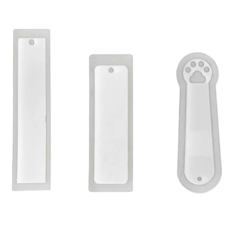 Bookmark 3 Pcs Diy Mould Making Epoxy Jewelry Craft Silicone Transparent Mold