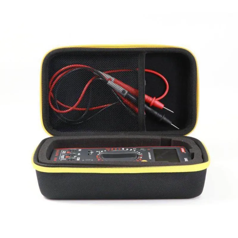 Förvaringspåsar Portabla multimeter stötsäker bärande fodralskyddsbox för F117C F17B F115C Mesh Pocket BagStorage