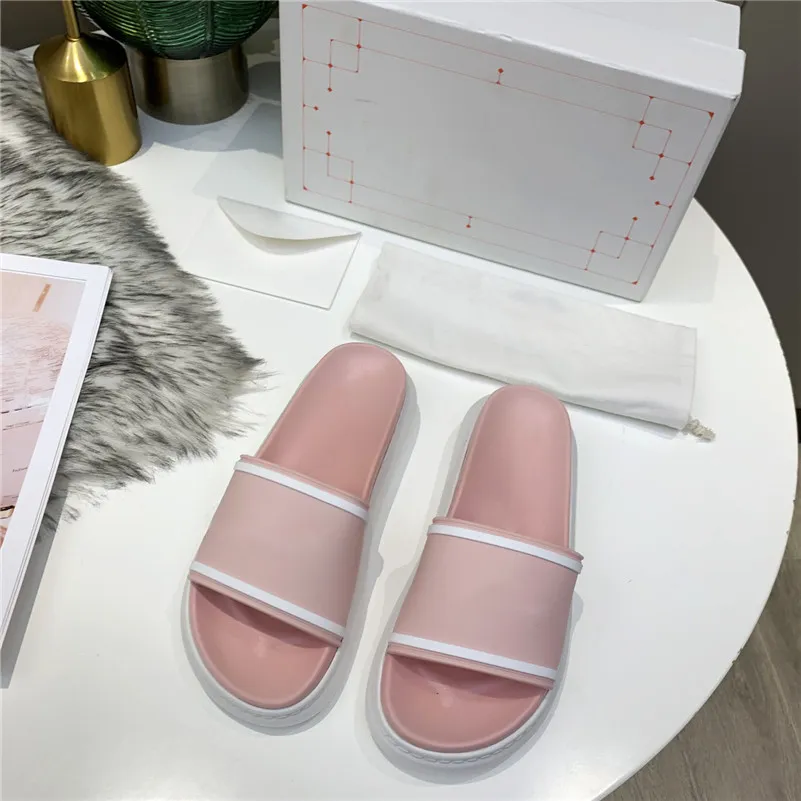 Slippers For Lovers Men Women Slide Sandals Luxurys Designer Shoes Top Quality Summer Fashion Wide Flat Flip Flops With Box And Dust Bag