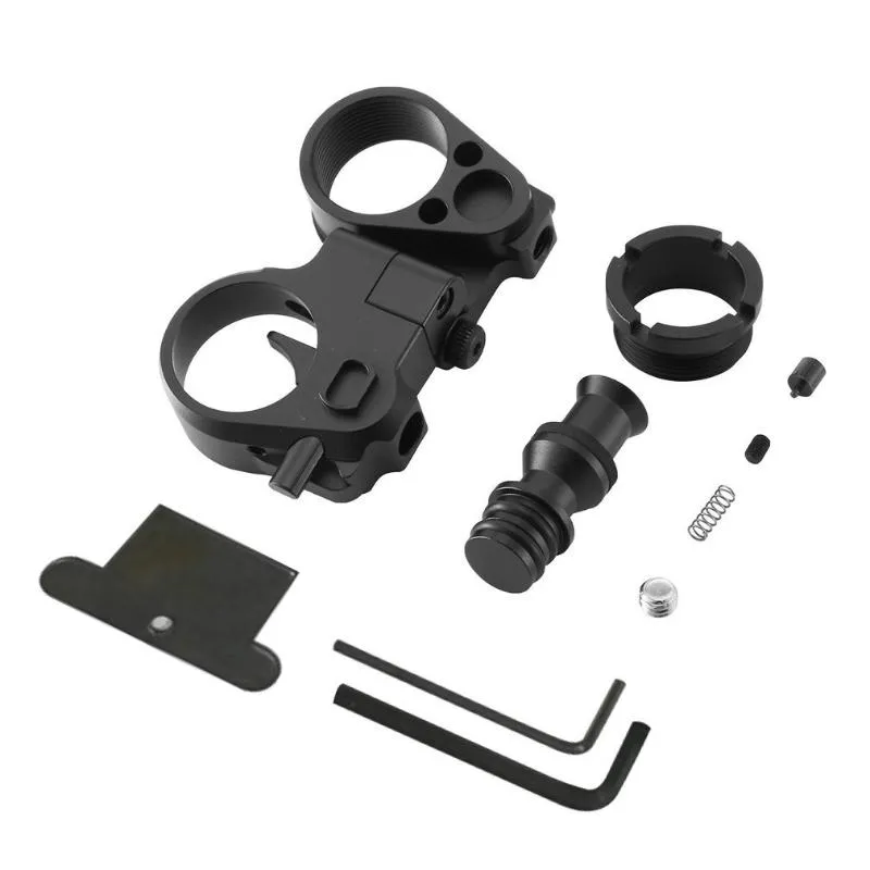 Trípodes táctico Ar plegable Stock adaptador Ar-15/M16 Gen3-M accesorios de caza negro