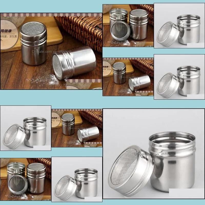 Coffee Sifter Stainless Chocolate Shaker Cocoa Flour Icing Sugar Powder Shaker Kitchen Cooking Tools