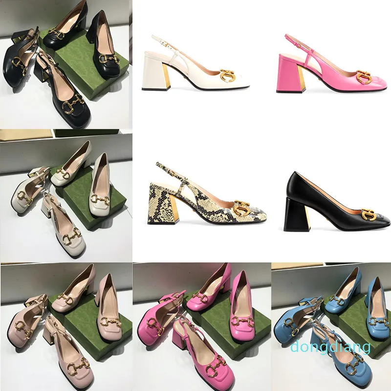 Women Autumn Elegant Genuine Leather Mid Heel Shoes