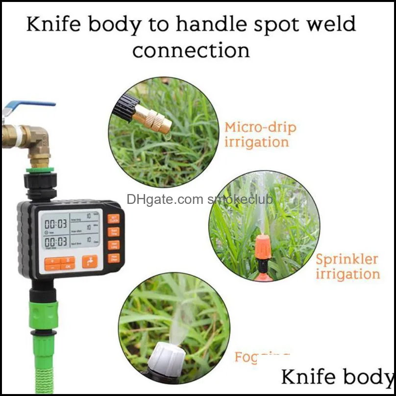 Watering Equipments Automatic Timer Smart Large Screen Digital Display Timing Tool Garden Lawn Sprinkler For Auto Irrigation System