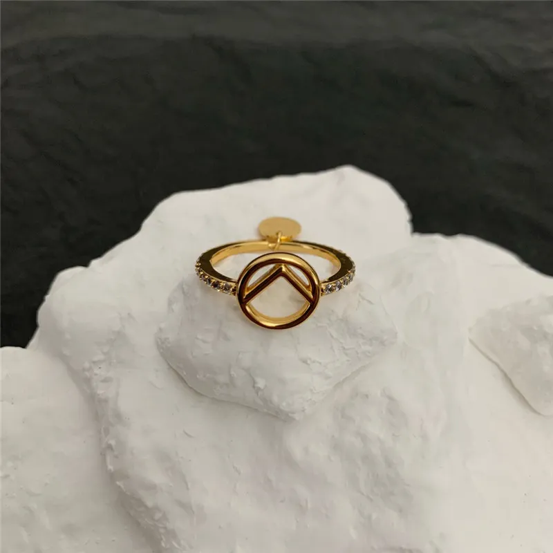 Women Designer Rings Fashion Letter F Gold Silver Ring Luxury Designers Jewelry For Men Womens Engagement Gifts Rings Party Wedding 2021