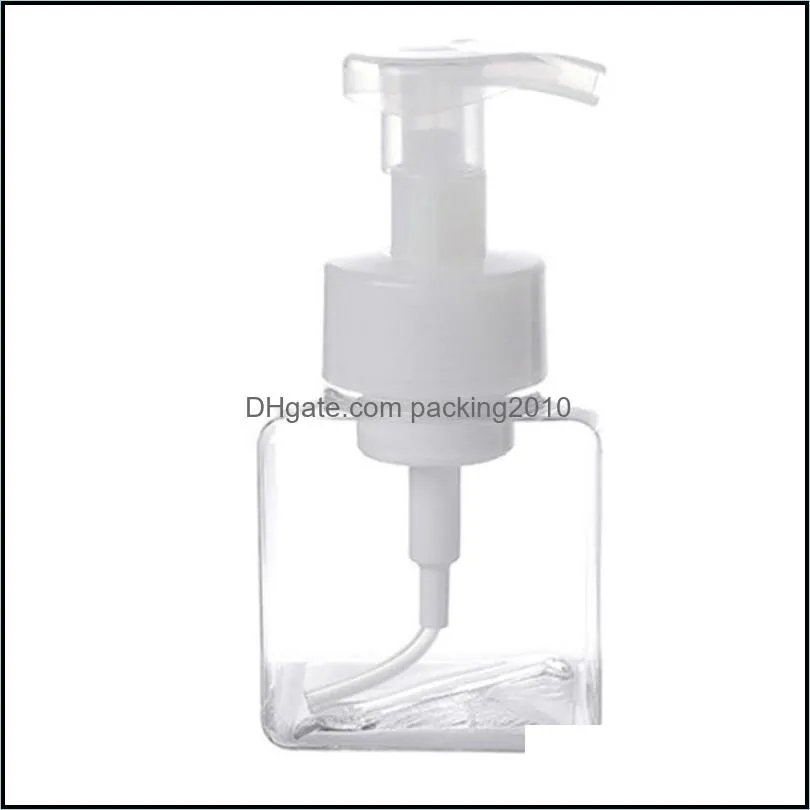 250ml/400ml Foaming Hand Soap Dispensers Press-Type Empty Pump Bottle Liquid Mousses Refillable Containers Facial Cleanser Foame