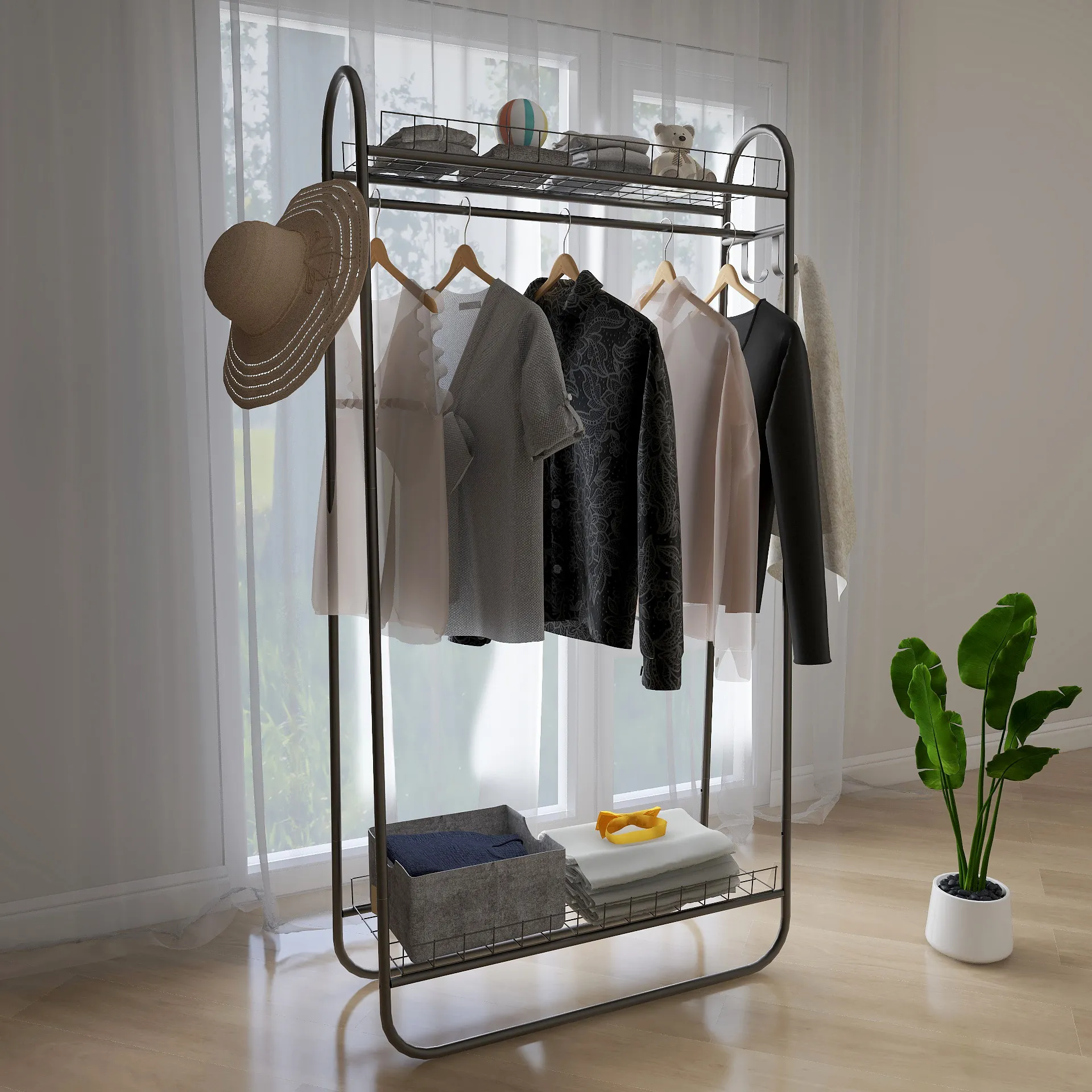 Almacenaje de de armario Perchas Depory Capa de Ropa Interior del Percha Almacenamiento Colgador Multi-Funcional de Ropa Acabado Salvar Espacio vemax.es