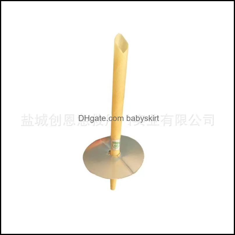 20pcs Happy Ear Candles Ear Wax Clean Removal Natural Beeswax Propolis Indiana Therapy Fragrance Candling Cone Candle Relaxation