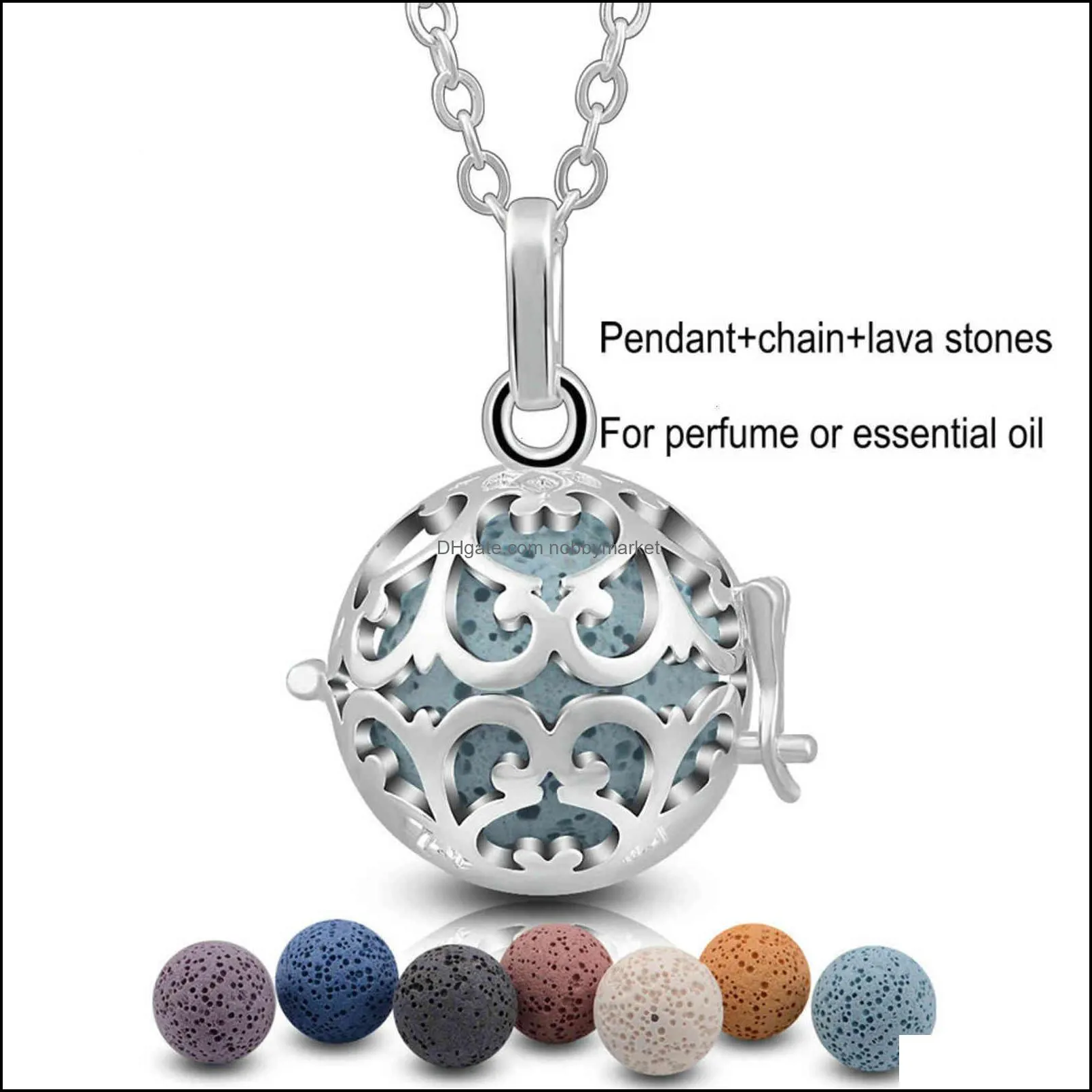 Brand Necklace Angel Caller Gift Harmony Chime Ball Mexican Bola locket Cage Pendant Pregnancy Sounds for Women