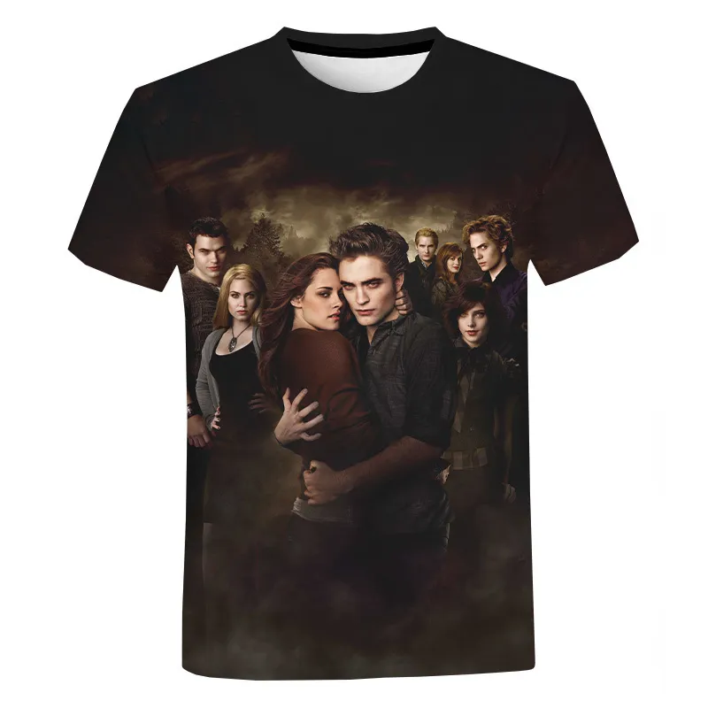 Harajuku Streetwear 3D Printed Shirts And Things The Twilight Saga Theme  For Men And Women Fashionable, Casual, And Funny Tee Top From Kong01, $9.16