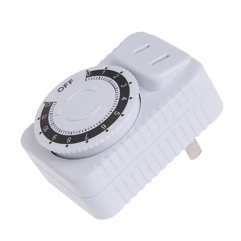 12 Hour Mechanical Wall Plug Switch Timer Setting Socket For Home