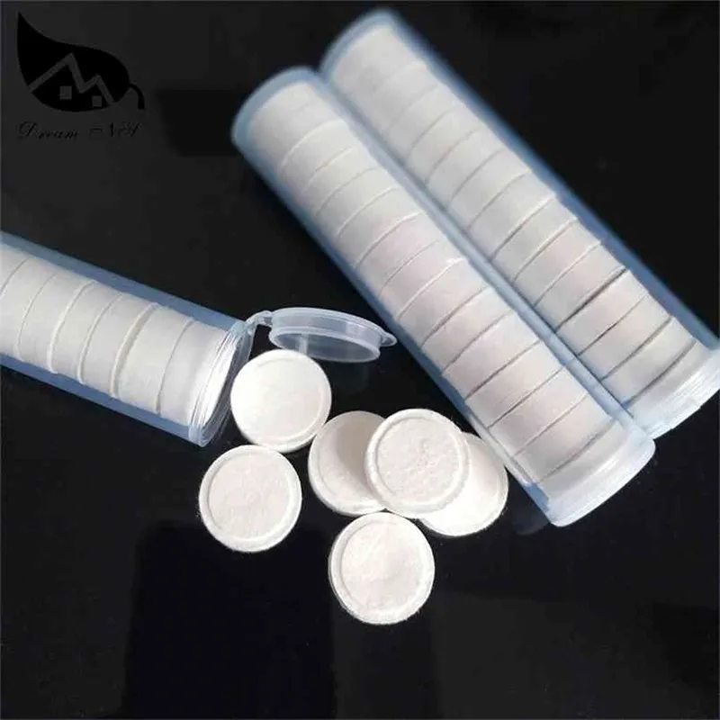 Towel Dream NS 10tube / 150pcs Disposable Compressed BBQ Outdoor Travel Fishing Makeup Remover Face Washing Magic 210728