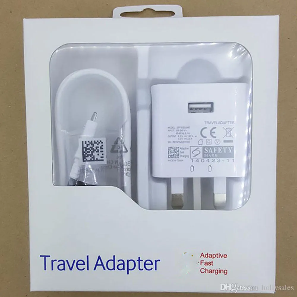 Snabb laddare kit 3 i 1 9V 1.67A 5V 2A UK Plug Travel Adapter Power Dock Metal Feet Wall Laddare för LG Huawei Mobile