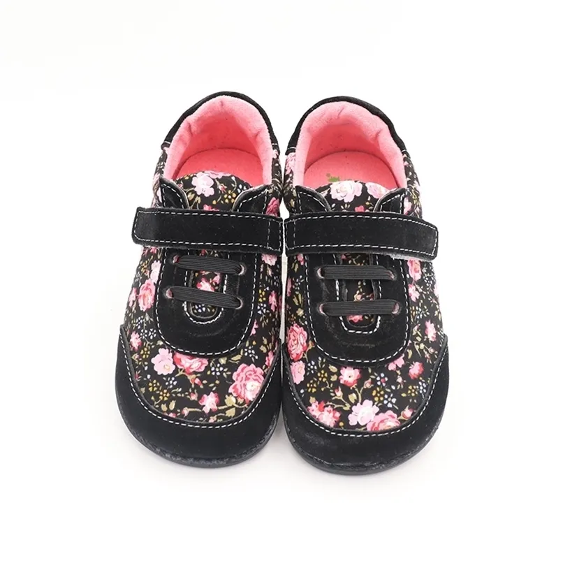 TipsieToes Marque Haute Qualité Mode Tissu Couture Enfants Enfants Chaussures Pour Garçons Et Filles Printemps Baskets Aux Pieds Nus 211022