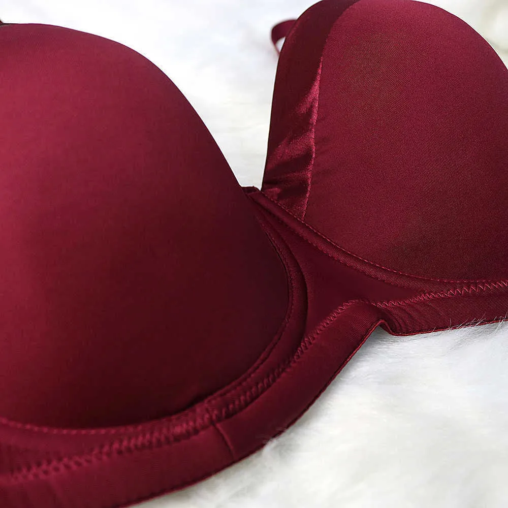 Sexy Strapless Bra Plus Size Non Slip Push Up Invisible Bras Steel Ring  Gathered Big Cup E Tube Tops Underwear Brasier De Mujer 210623 From Dou01,  $10.23