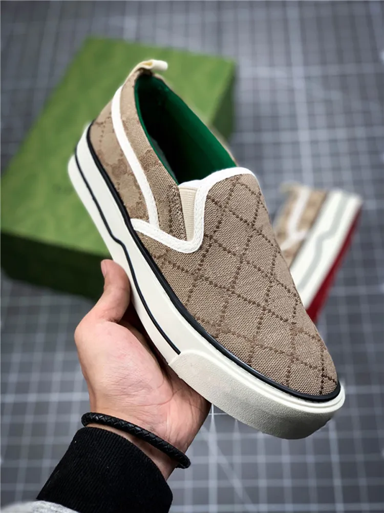2023 Nouveaux Hommes Designers Tennis Casual Chaussures Toile Chaussure Lav Jacquard Denim Femmes Semelle En Caoutchouc Brod Vintage Baskets De