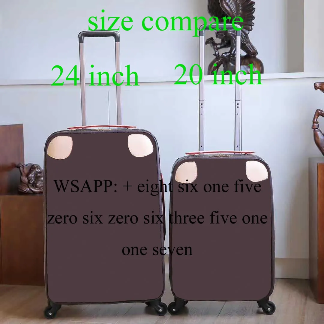 Reisbagage 20 inch Carry on Suitcase Trolley Tas Code Case Spinner Wheels Dames Mode Mannen Roling Portemonnee