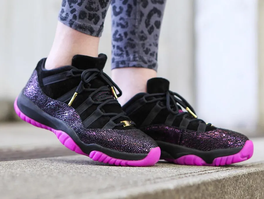 Black and purple clearance 11s