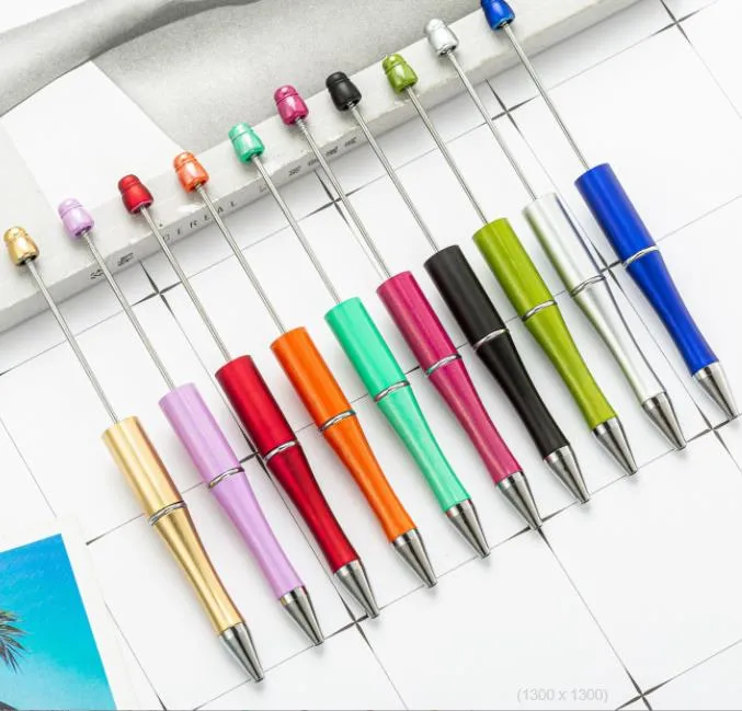 Add A Bead DIY Pen Beads Pens Customizable Lamp Work Craft Writing Tool Ballpoint Pens SN3233