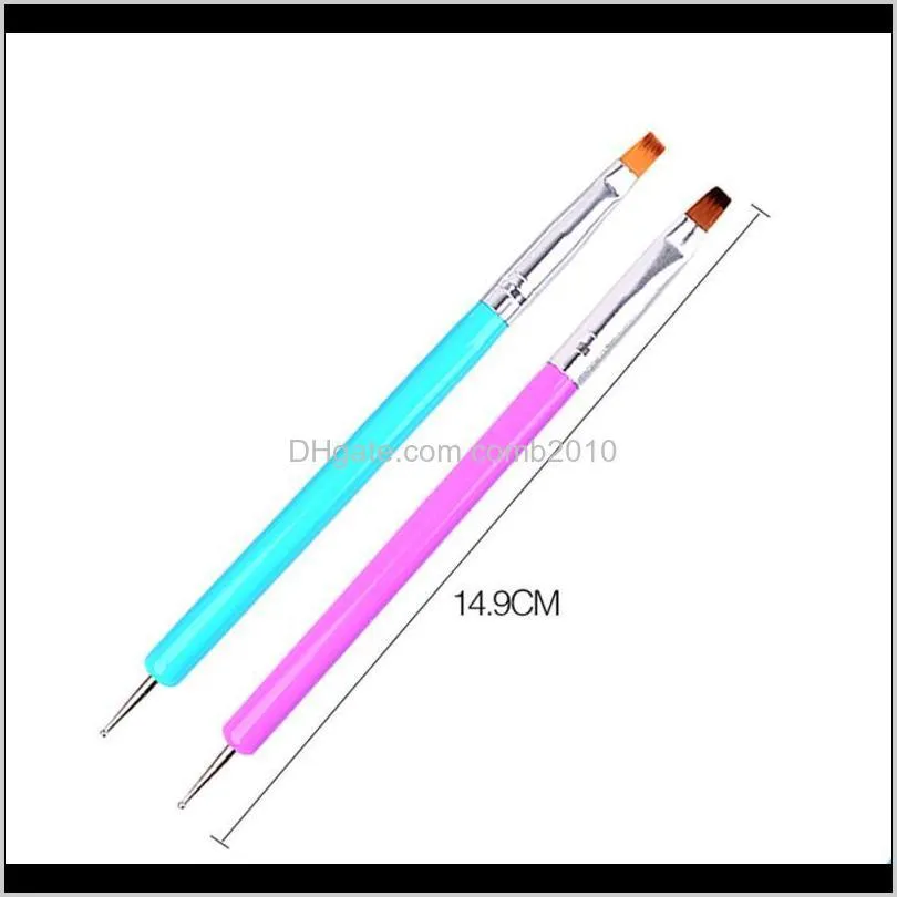 wholesale- tsw nail art dotting paint pen rhinestone strap for nail salon decorating tool 0411a