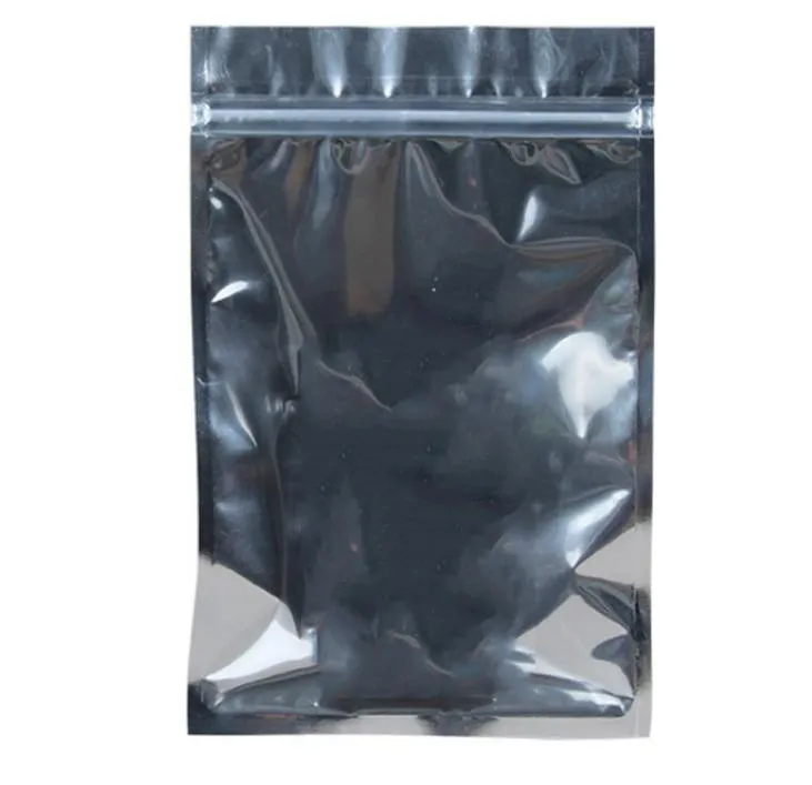 Доставка 8,5 * 14 см на молнии алюминиевая фольга пластиковая молния верхняя мужская и женские элементы клапана сумка