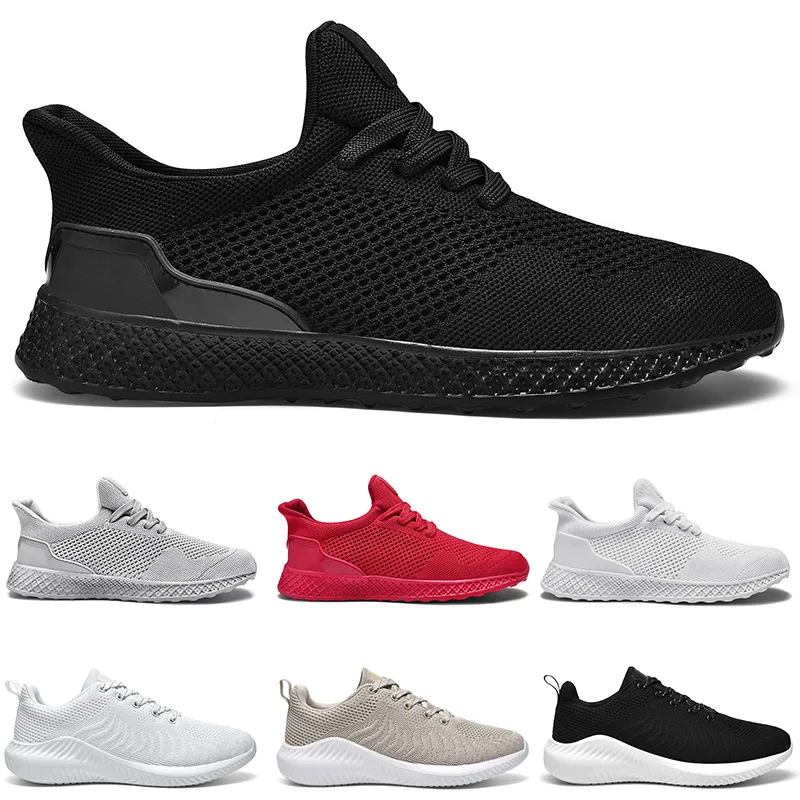 Mężczyźni Buty Buty Mesh Sneaker Oddychający Oddychający Czarny Jogging Walking Tenis Buty Calzado Deportivo para Hombre Rozmiar 39-46