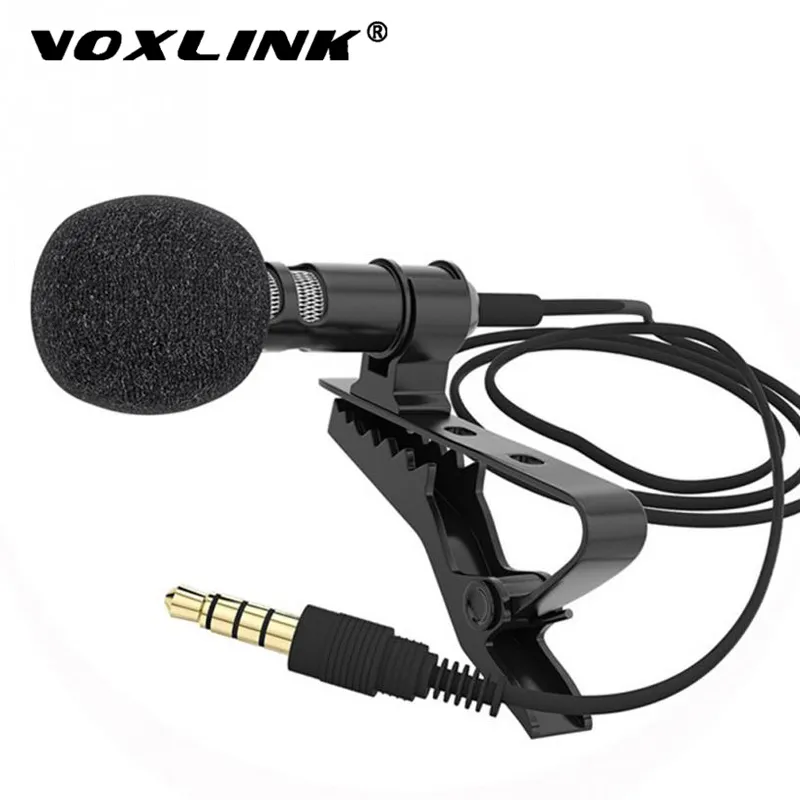 3.5 mm Microphone Clip Tie Collar for Mobile Phone Speaking in Lecture 1.5m/3m Bracket Clip Vocal Audio Lapel Microphone