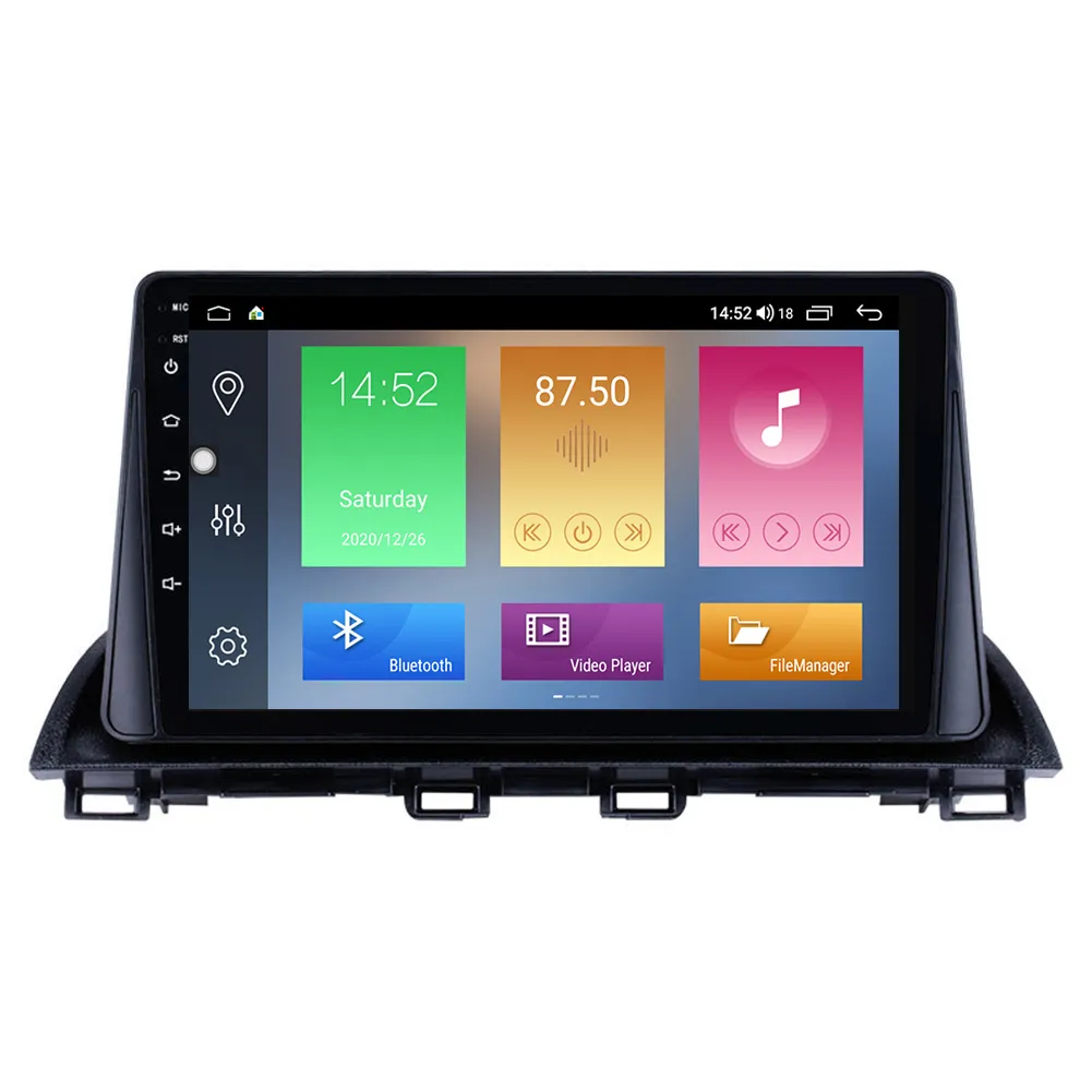 Car DVD Radio GPS Player per MAZDA CX-4 2014-2017 Multimedia con supporto USB TV digitale Telecamera per la retromarcia Wifi 9 pollici Android 10