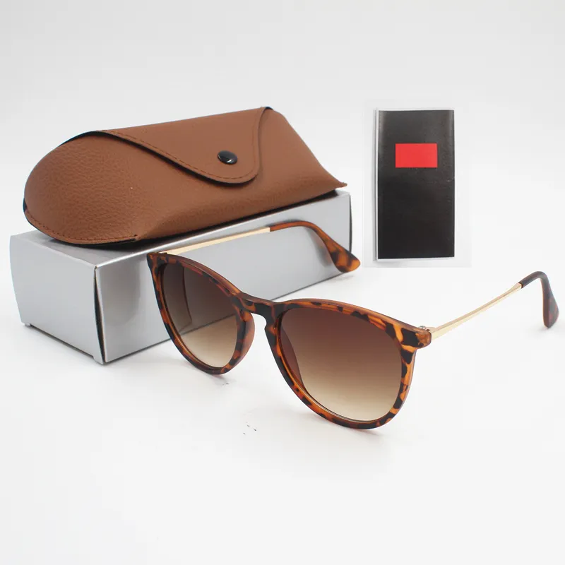 1 piece fashion sunglasses toswrdpar glasses sunglasses designer men's ladies brown case black metal frame dark 50mm lens