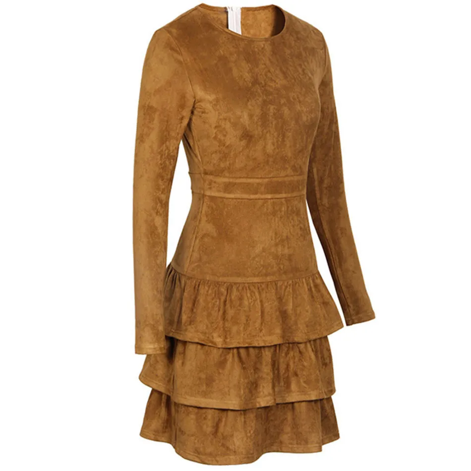 Vestidos de hot sale suede 2019