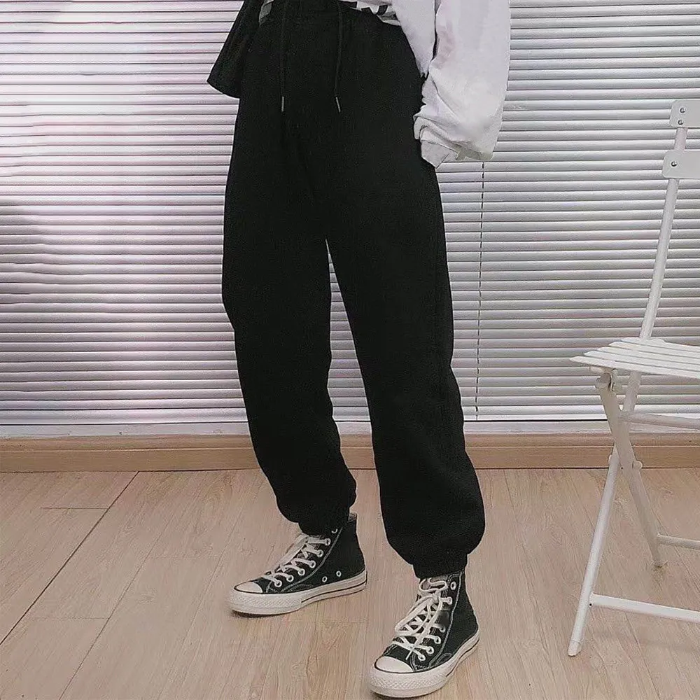 Mens Joggers pants casual trousers Hip-hop UNISEX Fashion Sweatpants Stripes Panalled Pencil Jogger Asian size TE2A
