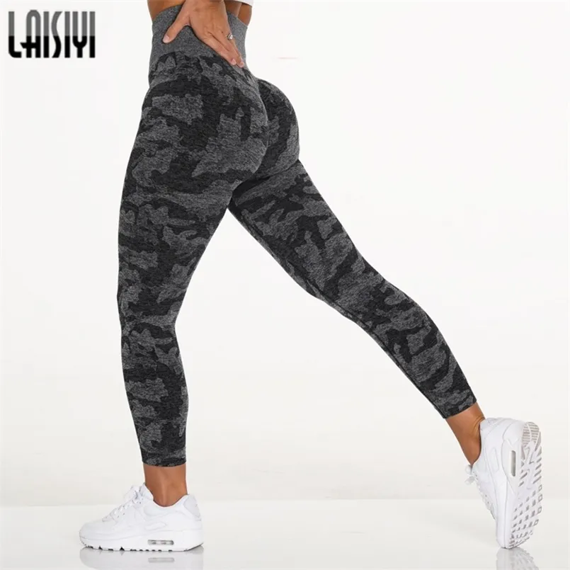 High Waist Camouflage Seamless Adapt Camo Seamless Leggings For Women Tummy  Control, Elastic Fit, Ideal For Gym, Fitness, And Sportswear Style 211014  From Dou05, $13.02