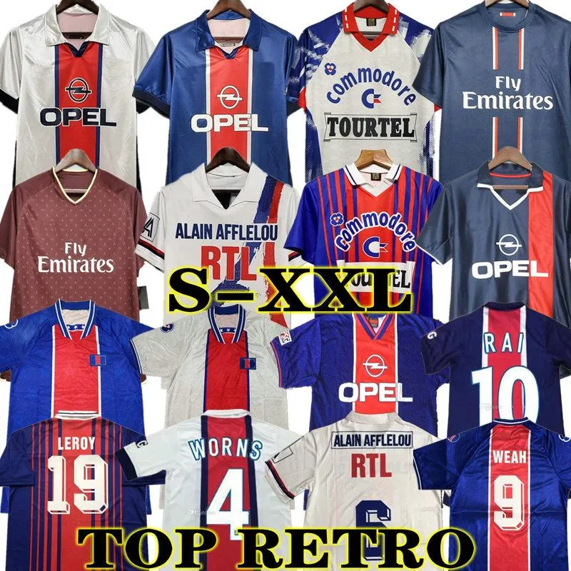 (Z VAT) Okocha retro piłka nożna 93 94 95 96 Leroy Adailton 98 99 00 01 02 03 90 92 Classic Rai Anelka Ibrahimovic Camisas de Futebol