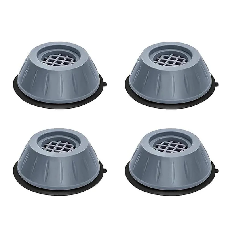 Badtillbehör Set Universal 4st Anti-Slip Foot Pads Anti-vibration Stödbrickor Fötter Anti Slip Plastic For Washing Machine