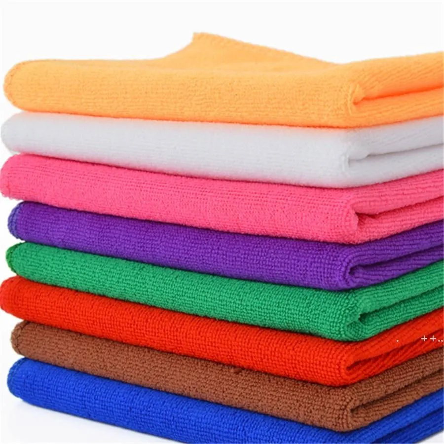 Yüksek Kaliteli Mikrofiber Temizleme Havlu Araba Yıkama Nano Bez Yemeği Banyo Temiz Havlu Dikdörtgen 30x70 cm RRE10918