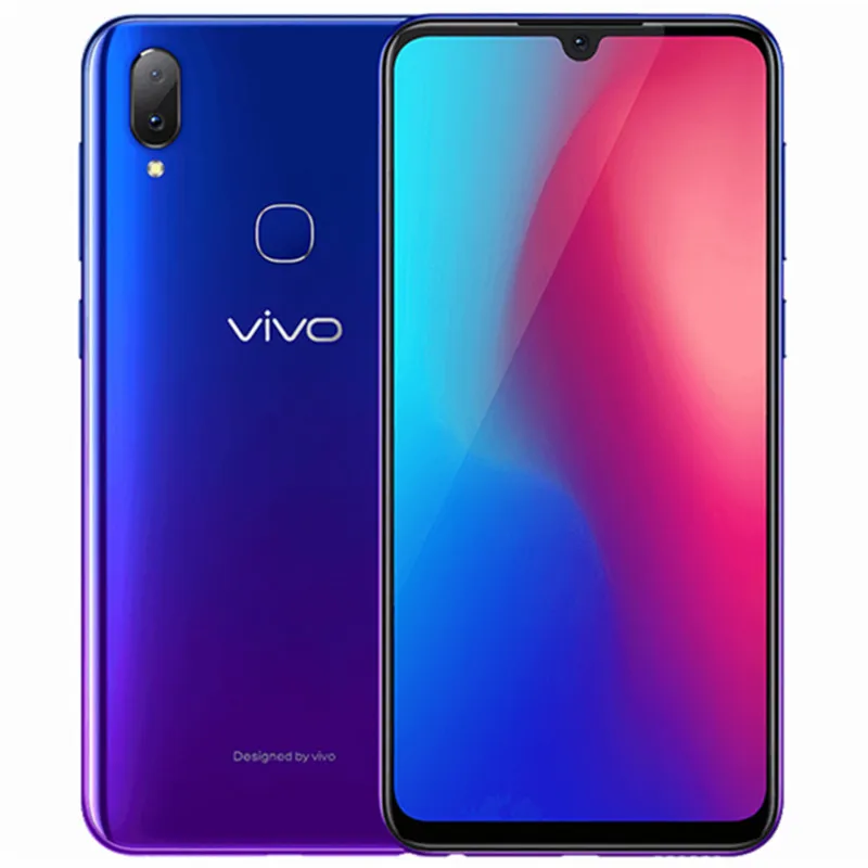 Оригинальный Vivo Z3 4G LTE Сотовый телефон 6 ГБ ОЗУ 64 ГБ 128 ГБ ROM Snapdragon 710 OCTA Core Android 6.3 "16MP ID отпечатков пальцев Smart Mobile Phone