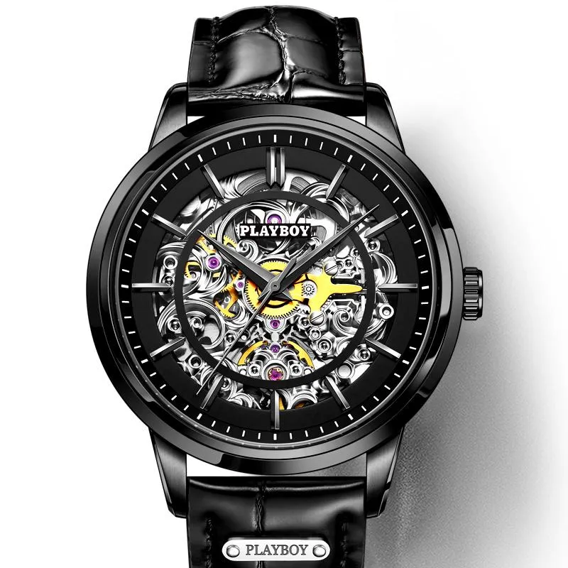 直販早割 トップメンズウォッチ中空機械式自動時計ファッションカジュアルスポーツ腕時計限定版腕時計 オンラインストア人気 Apea Asia