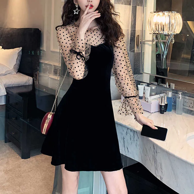 fitted lace wedding dress Long Sleeve Smocked Empire Waist Dress
